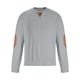 thumbnail image 5 of Blusas y camisas de manga larga con cuello redondo, sudadera con capucha, bolsillo, color liso, corte medio, media cremallera, para hombre, manga larga, sin capucha, ropa informal, chaquetas, blusa pa, 5 of 5