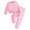 Pink, variant on Kids Solid Sweatshirt Jogger 2 Piece Outfits Set, Lined Long Sleeve Crew Neck Tracksuit for Boys Girls Fall Winter School Daily Casual Wear(Green,1-2 Years)