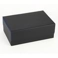 thumbnail image 3 of Game Deck Card Box PU Leather Collectible Storage Case Large Capacity Organizing Holder Accessories Children Adults Black Blue, 3 of 9