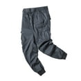 thumbnail image 5 of Luiryar Cargo Pants for Men Cotton Joggers Casual Slim Fit Tactical Pants with Multi Pockets, 5 of 7