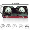 thumbnail image 5 of Uorisanigo Car Sun Shade Windshield Cover Cute Panda Driving Blocks UV Rays Car Window Shades for Car Truck SUV Sun Shield Interior Accessories Easy to Install Keeps Vehicle Cool Interior Protector, 5 of 7