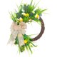 thumbnail image 2 of Fiudx Guirnalda de Flores, Corona Floral Vibrante para Puerta, Decoración con Flores Artificiales, Material Flexible y Duradero, Decoración de Pared para El Hogar, Exhibición para Bodas, Diseño de Fá, 2 of 6