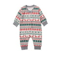 thumbnail image 3 of Family Matching Pajamas Christmas Jammies Clothes Cotton Holiday Nightwear Household Sleepwear Sets Long Sleeve Pjs Baby 3-6M, 3 of 8