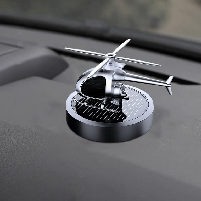 Buy Dhairya Creations New Army Style Solar Powered Car Perfume Aromatherapy  Helicopter Air Freshener Diffuser Perfume Auto Rotation Fan, For Car  Dashboard with liquid Perfume