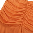 thumbnail image 4 of PENGXIANG Femmes Plissée Ourlet Couleur Unie Taille Élastique Jupe Courte, 4 of 9