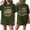 Dark Green, variant on Short Sleeve Crewneck T Shirt with 250 Years We The People Semi Centenary 1776 2026 Print Loose Fit Casual Top for Women Men Black L