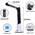 thumbnail image 3 of 2X Document Camera for Teachers, Portable USB Document Camera Scanner with Stand 8MP HD A4 Cam Photo Scanner,2 x Document camera 2 x USB cable 2 x Positioning pad 2 x Drive CD, 3 of 7