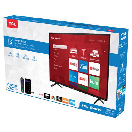 TCL 32 Class 3-Series HD 720p LED Smart Roku TV - 32S355 (Renewed)