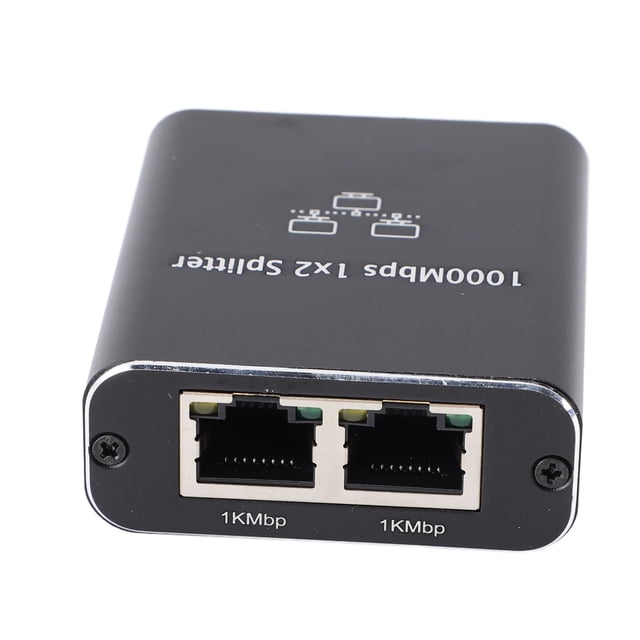 Divisor Gigabit Ethernet RJ45 De 1000 Mbps, Distancia De Transmisión De Hasta 100 M, Plug And Play, Material De aleación De Aluminio, Compatible Con Computadoras, Televisores,