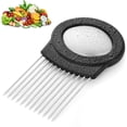 thumbnail image 2 of YEJIMAN Under CAD 10! Cooking Utensils Onion Holder Onion Chopper Multipurpose Kitchen Tool Vegetable Potato Cutter Slicer, 2 of 6