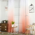 thumbnail image 3 of 1*Curtain Door Scarf Gradient Color Tulle Window Curtain Panel Transparent Home Textiles, 3 of 3