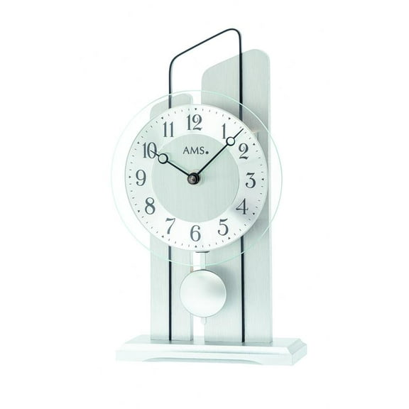 Mantel-clock with quartz movement from AMS