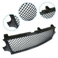 thumbnail image 4 of munirater Front Bumper Glossy Black Grill For 1999-2001 02 /00-06 Silverado Tahoe Suburban, 4 of 5