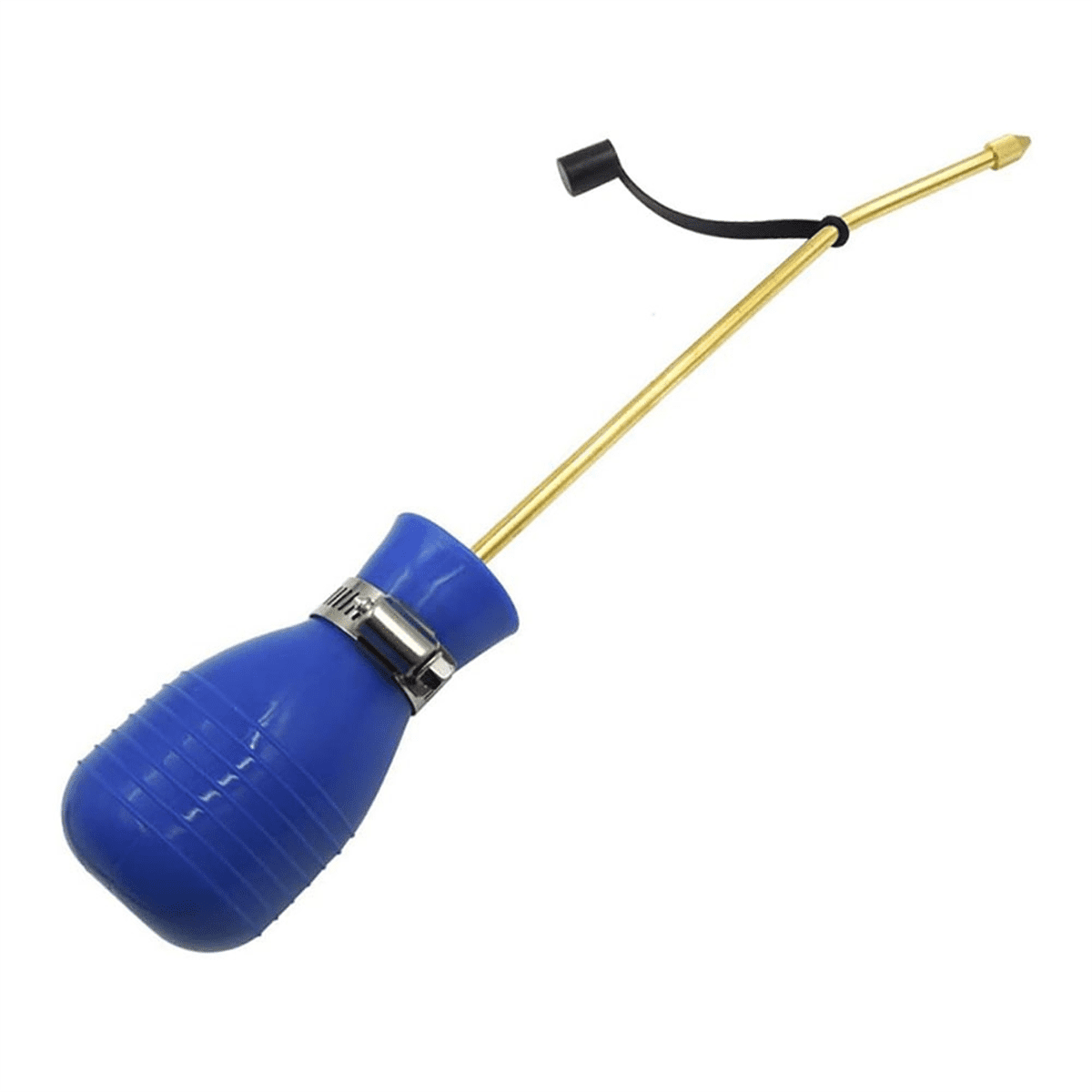 Bug Treatment Powder Duster Diatomaceous Earth Bulb Duster/Powder Applicator Bulb with Long Copper Tube