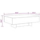 thumbnail image 3 of Mesa de Centro Casafoyer Negra Rectangular en Alto Brillo, 3 of 5