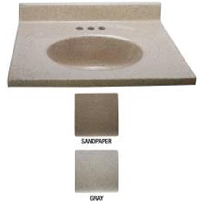 Vanity Top Cultured Granite Gray 25 In. X19 In. NULL Walmart Canada