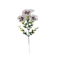 thumbnail image 2 of SLYNSHome Outdoor Flowers Artificial Faux Floral Picks with Green Leaves, Fake Blooms For Hanging Flowers Arrangement, Wedding, Home Table & Patio DIY Decor,White, 2 of 6