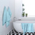 thumbnail image 4 of Juego de toallas de baño, toallas de microfibra de primera calidad de terciopelo coral súper absorbentes para baño, toalla de ducha, paquete de 5, 4 of 4