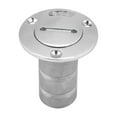 thumbnail image 1 of Loewten Deck Filler, Gas Tank Cap 316 Stainless Steel Wear Resistant Silver Sturdy Rust Proof With Key For Caravans For Boat For Trucks, 1 of 8
