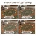 thumbnail image 7 of ODIKA Boho Worn Traditional Ornamental Ivory Accent Decorative Design for Small Living Room, Playroom, Bedroom, Easy Care Kids Safe, 7 of 7