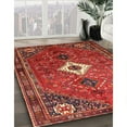 thumbnail image 2 of Ahgly Company Indoor Square Traditional Rust Pink Persian Area Rugs, 4' Square, 2 of 6
