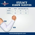 thumbnail image 7 of Exxact Sports Elbow Pad Arm Compression Sleeve - Padded Elbow Sleeve for Men, Volleyball Elbow Pads, Football Youth & Adult (Black, YLXL), 7 of 7