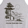 thumbnail image 2 of Instant Message - Follow Your Own Trail - Men's Jersey Tank Top, 2 of 5