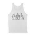 thumbnail image 1 of Skyline Buffalo New York Tank Top Unisex 2X-Large White, 1 of 5