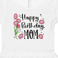 thumbnail image 4 of Inktastic Happy Birthday, Mom Pink Flowers Girls Toddler Dress, 4 of 5