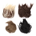 thumbnail image 4 of 4 extensiones de coleta corta con moño desordenado, de moda, para mujeres y niñas., 4 of 14