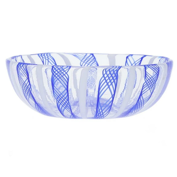 GlassOfVenice Murano Glass Filigrana Candy Dish