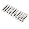 thumbnail image 1 of 10 Pinzas para el cabello DIY pasadores franceses de metal plateado 10 cm Sunnimix, 1 of 8