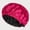 Hot Pink, variant on Double Layer Silk Sleep Cap for Long Hair, Satin Bonnet for Curls, Hair Care Night Cap for Women, Anti-Frizz, Comfortable & Breathable Hair Protection