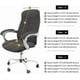 thumbnail image 2 of Office Chair Desk Cover Water Resistant Grey Stretch Jacquard, 2 of 4