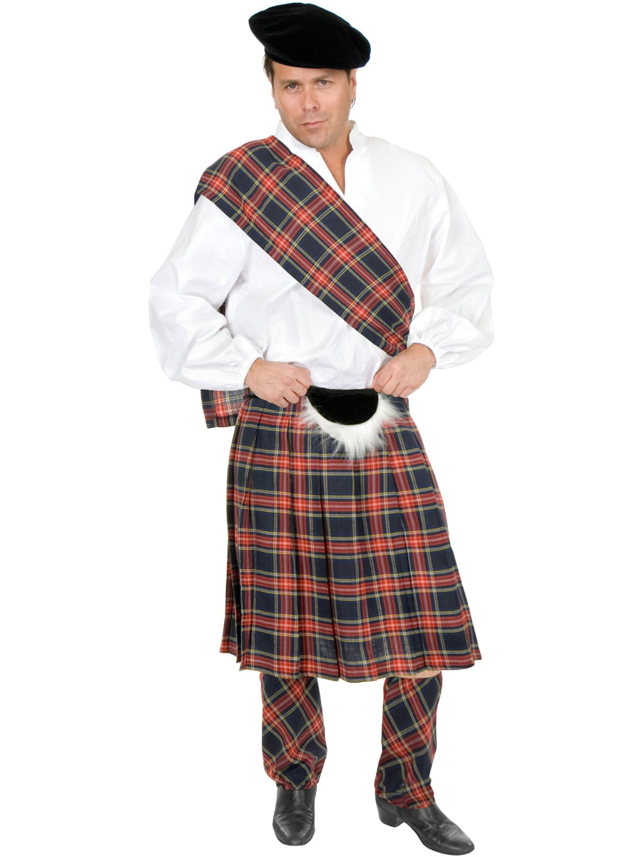 Scottish Pouch Highlander Bag Fancy Dress Up Halloween Costume Accessory 