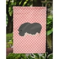 thumbnail image 3 of Caroline's Treasures BB7941GF Vietnamese Pot-Bellied Pig Pink Check Flag Garden Size , Small, multicolor, 3 of 3