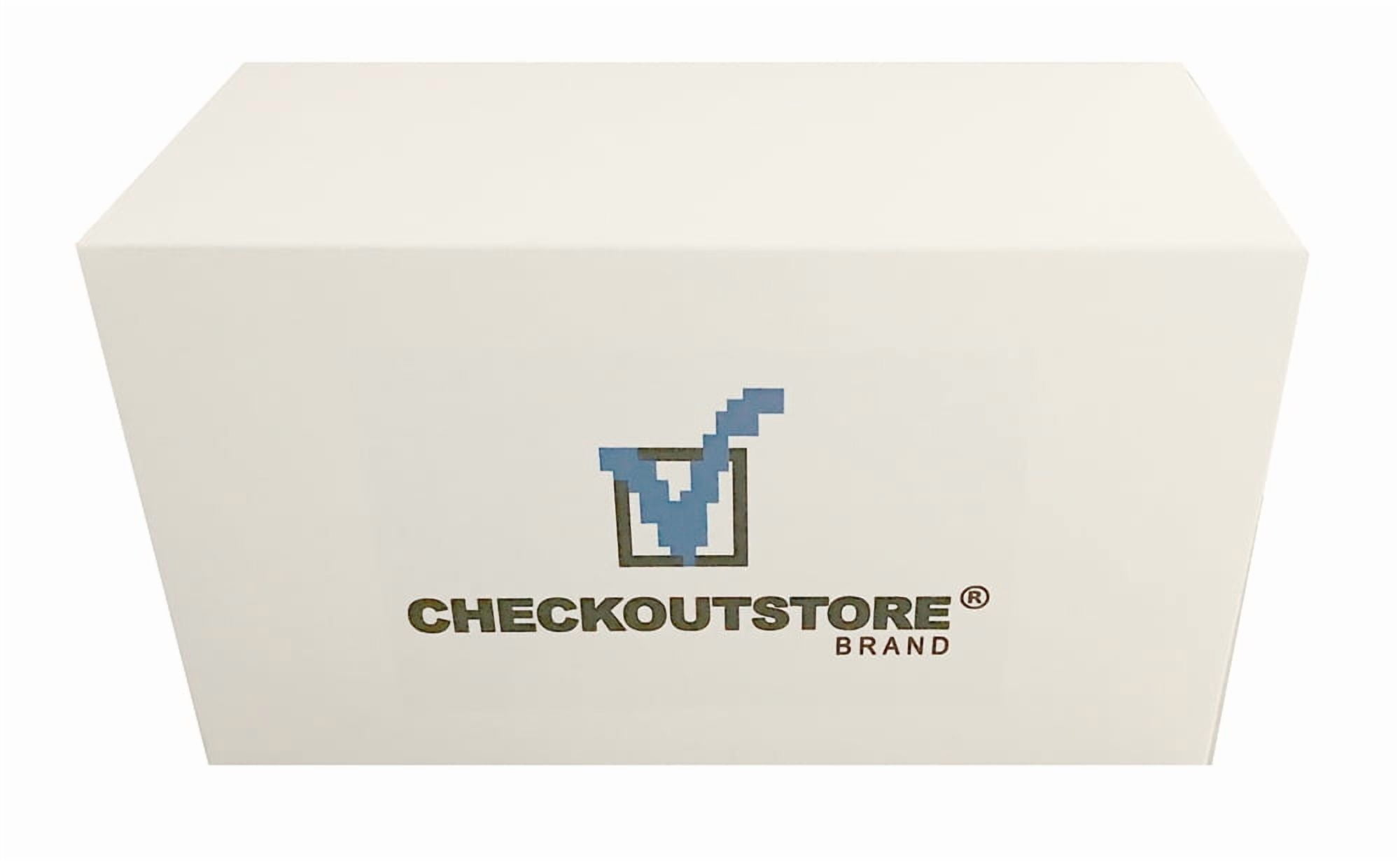 (50) CheckOutStore Slimline Single 1-Disc CD Jewel Cases (Black)