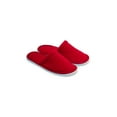 thumbnail image 2 of Party Pack 5 Pairs Fabric Packed Terry Cotton Disposable Hotel Slippers for Airbnb Spa Salon Wedding Guests Black Red Blue Green White, 2 of 4