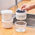 3Pack Berry Containers For Fridge,Berry basket,Berry Storage Containers with Lid,Berry Keeper