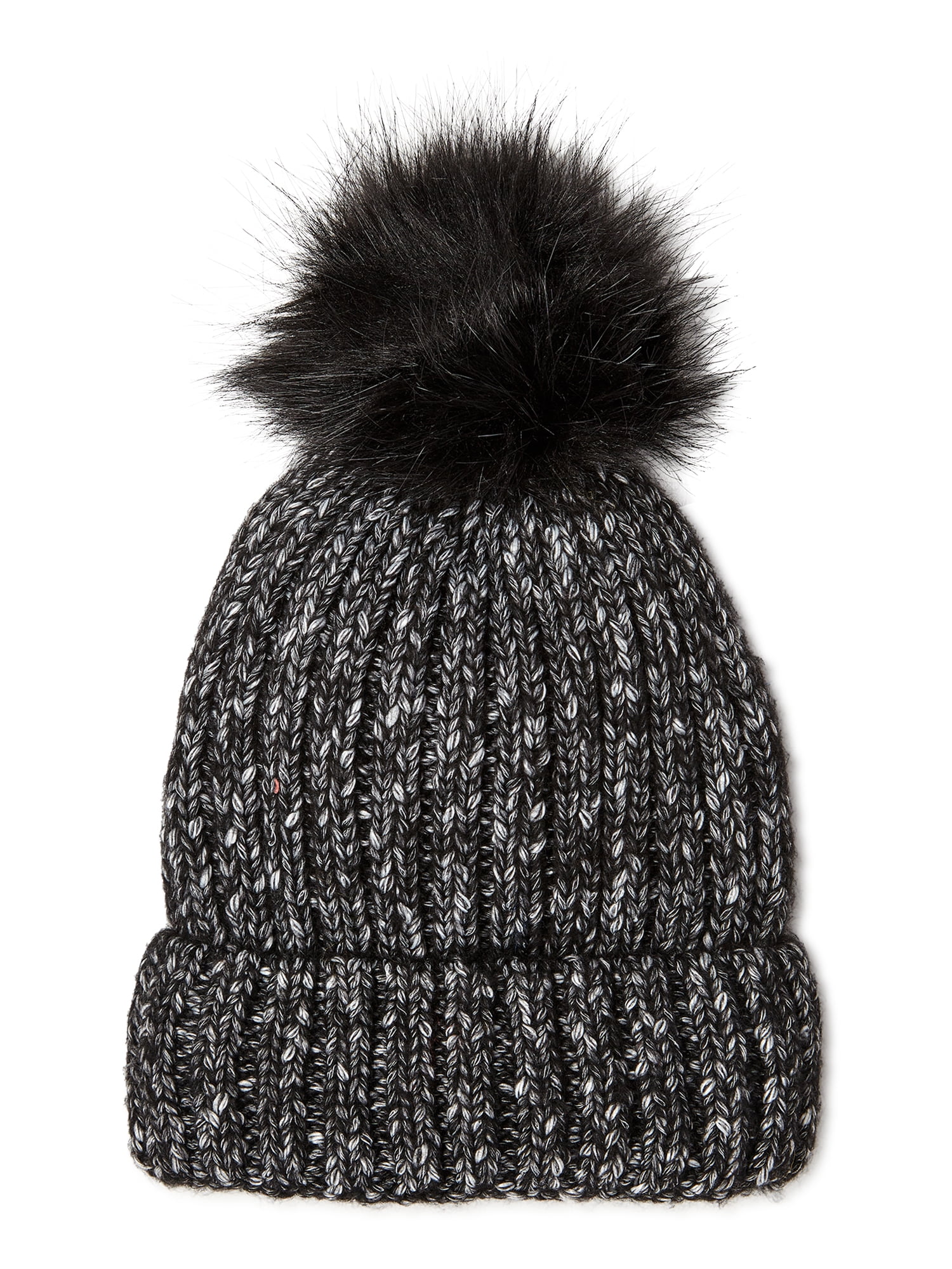 Lined Beanie with Pom Pom 