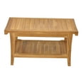 thumbnail image 3 of Grade-A Teak Wood Istanbul Shower Seat 30" Outdoor Patio Stool Bench, 3 of 4