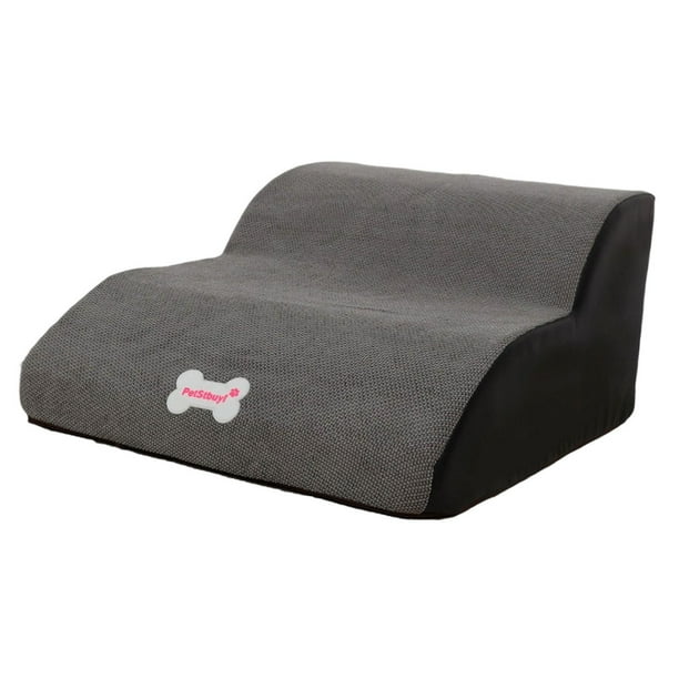 Escaleras para perros para perros pequeños escaleras de mascotas, suaves, livianos, rampa para mascotas, cómodos, rampa para perros pasos para perros Gris