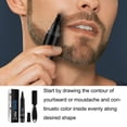 thumbnail image 4 of Lápiz Para Barba, Resistente Al Agua, Lápiz Para Rellenar Barba Y Cepillo, Potenciador De Barba, Bigote, Herramientas Para Dar Forma A La Coloración ANGGREK Beard Filler Pencil and Brush, 4 of 7