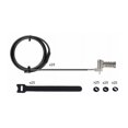 thumbnail image 2 of StarTech.com 25-Pack Laptop Lock, Compatible w/Noble Wedge/Nano/K-Slot - Security cable lock - black, silver - 6.6 ft (pack of 25), 2 of 14
