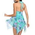 thumbnail image 6 of Biezeib Women's Monokini Swimsuit Swim Dress Summer Halter Bathing Suit Floral Print Swimwear, 6 of 6