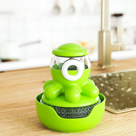 

Pan Brush Artifact Automatic Liquid Filling Pan Brush Press Kitchen Household Stove Cleaning Brush Does Not Hurt Hands Non Stick Pan