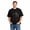 Black-164, variant on Women's Cotton T-Shirt, Witch Bat Text Gothic Graphic Crew Neck Short Sleeve Tee for Halloween Party
