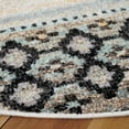 thumbnail image 3 of SAFAVIEH Adirondack Maria Striped Area Rug, Ivory/Blue Grey, 6' x 6' Round, 3 of 7