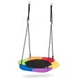 thumbnail image 6 of Gymax Portable Hexagon Tree Swing Kids Play Set 37'' w/ Adjustable Height Colorful, 6 of 10
