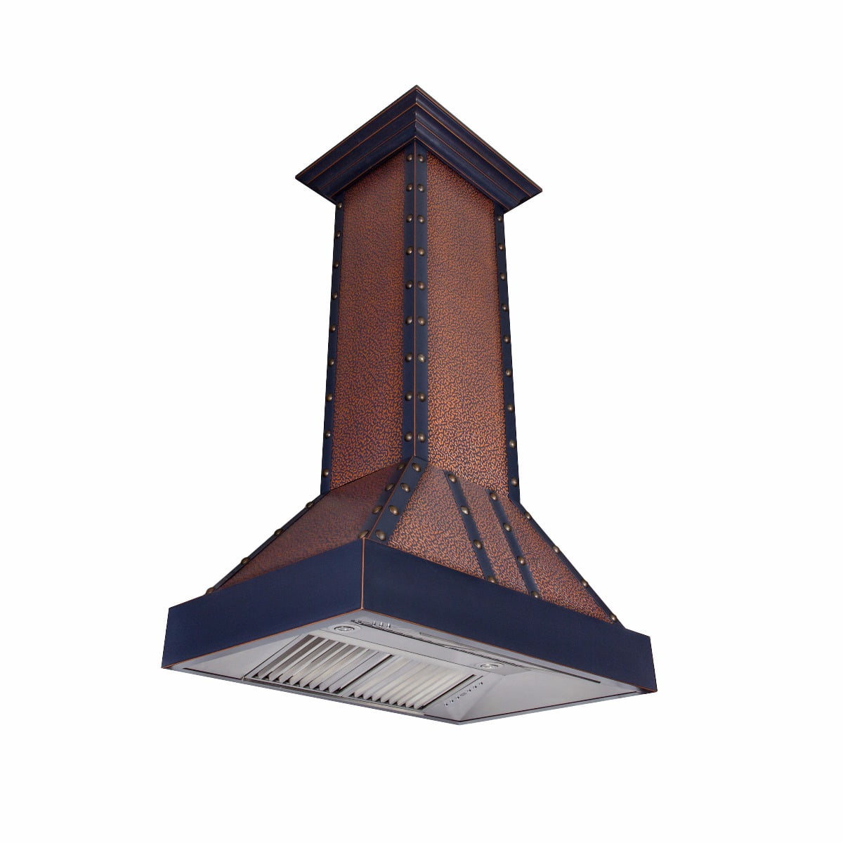 ZLINE 36 in. 1200 CFM Designer Series Copper Island Range Hood (655i